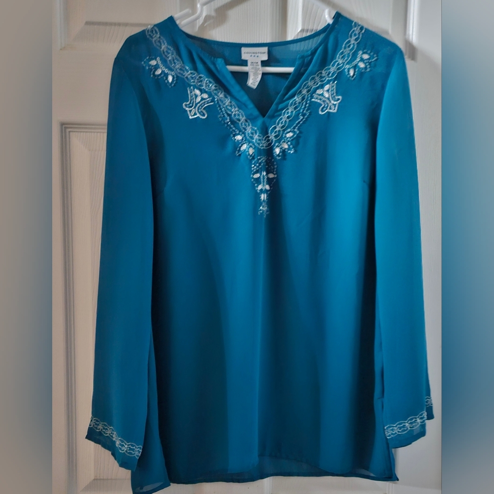 Covington Nearly Sheer Blouse